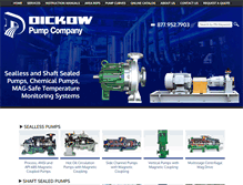 Tablet Screenshot of dickow.com